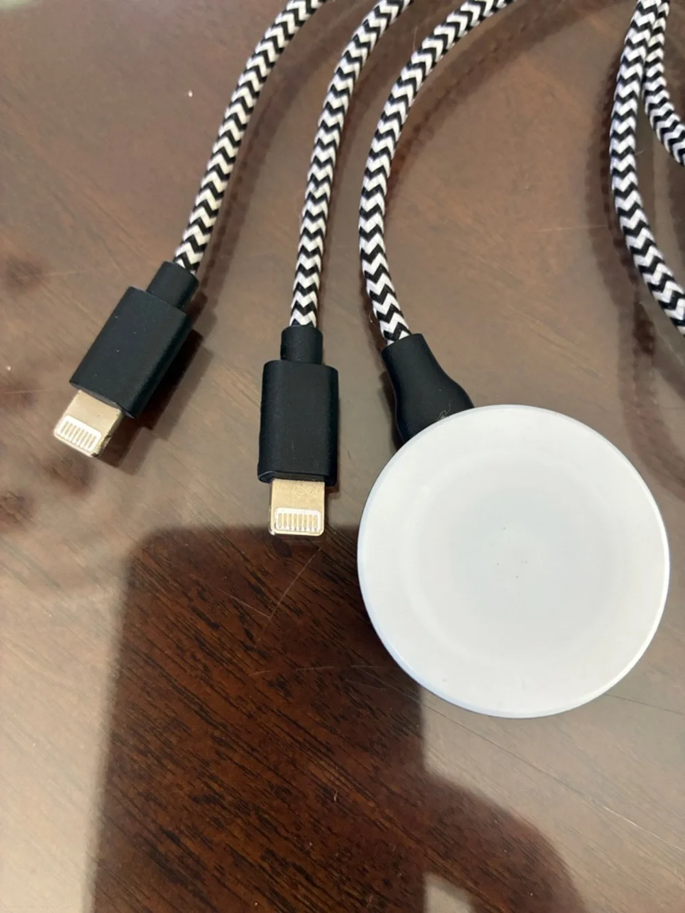 Universal Black & White Braided Multi-Connector Charging Cable
